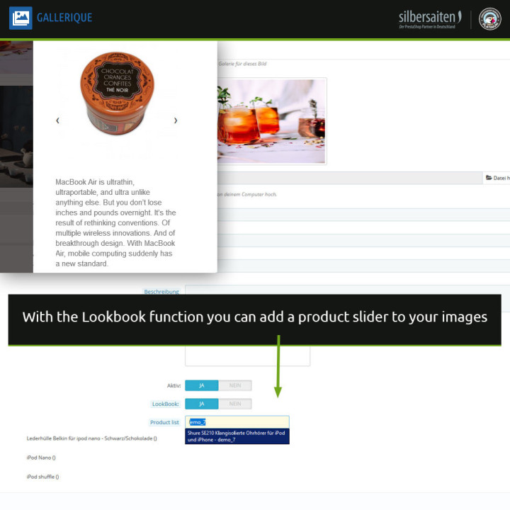 Crea gallerie di immagini per PrestaShop con Gallerique.
