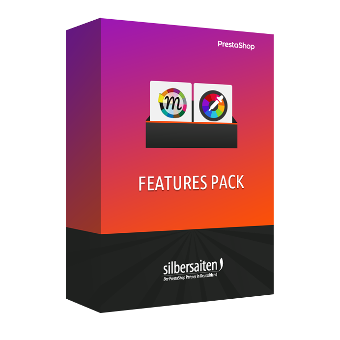 Pack de producto: Múltiples características + Características de color