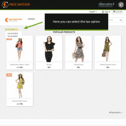 Price Switcher - Brutto-Netto Preise umschalten Prestashop Modul