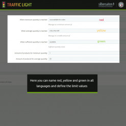 Traffic light function - Product availability Prestashop Module