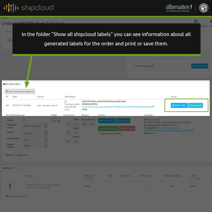 PrestaShop Interface to Shipcloud: Simplified Parcel Shipping