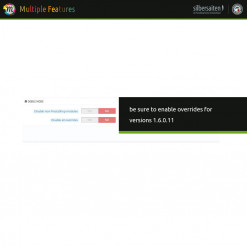 Multiple Features - Module pour Prestashop