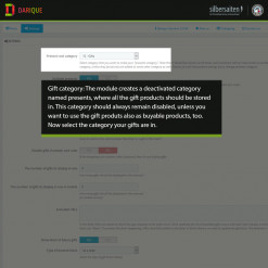Darique - gift products in your cart Prestashop Module