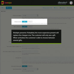 Darique - gift products in your cart Prestashop Module