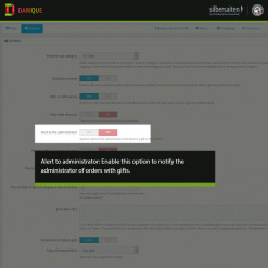 Darique - gift products in your cart Prestashop Module