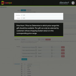 Darique – un produit offert dans votre panier Prestashop Module