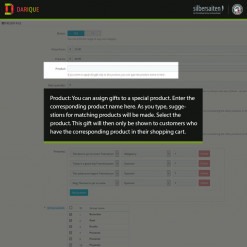 Productos de regalo en el carrito - Darique Prestashop Módulo
