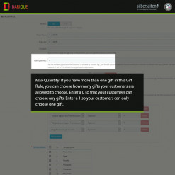 Productos de regalo en el carrito - Darique Prestashop Módulo