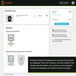 Darique - gift products in your cart Prestashop Module