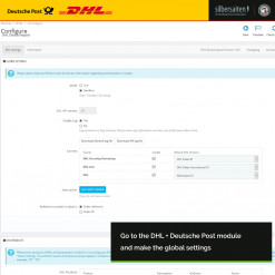 DHL Business Portal connector + Deutsche Post Prestashop Modulo
