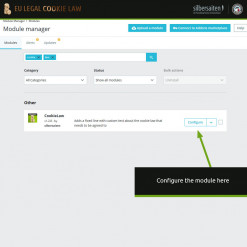 Cookie Law Prestashop Modul