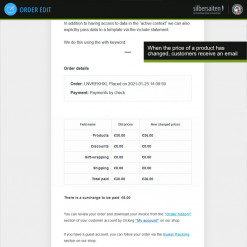 Order Edit -  Bestellungen bearbeiten, klonen und löschen