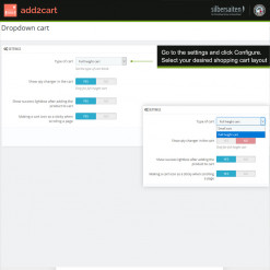 Dropdown Cart Prestashop Module