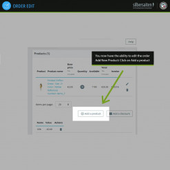 Order Edit - Edit, clone and delete orders