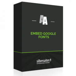 Embed Google Fonts  Prestashop Module