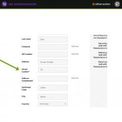 Adressmodifikator Hausnummer Prestashop Module