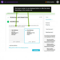 Adressmodifikator Hausnummer Prestashop Module