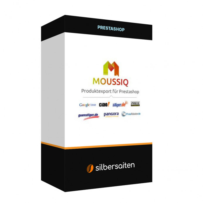 Moussiq PRO - Modulo di esportazione Prestashop per motori di ricerca di prodotti e prezzi