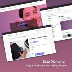 Blue Diamond - Digital Marketing PrestaShop Theme